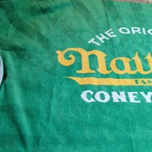 Green and Yellow Beach Towel